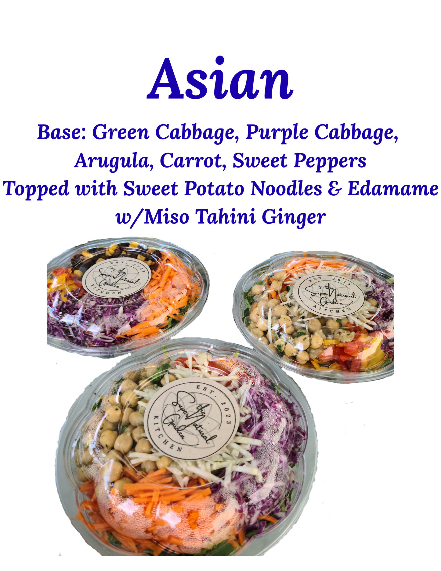 Organic Asian Rainbow Salad