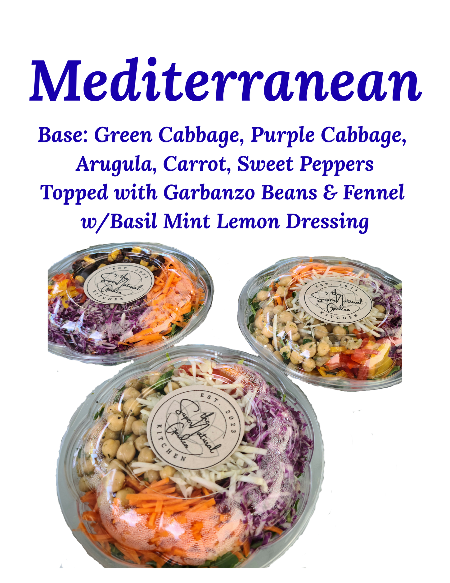 Organic Mediterranean Rainbow Salad