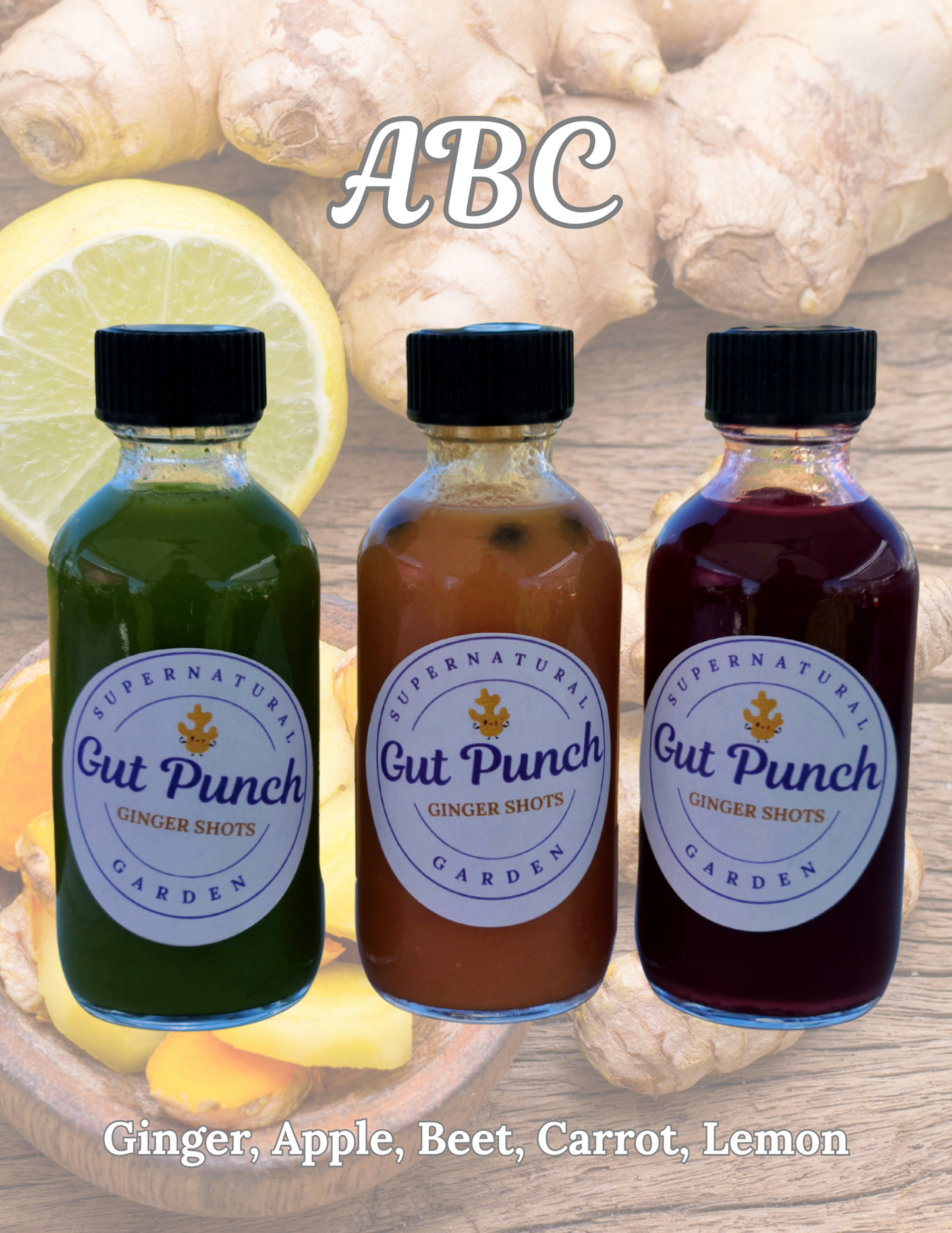 Organic ABC Ginger Shot 2oz