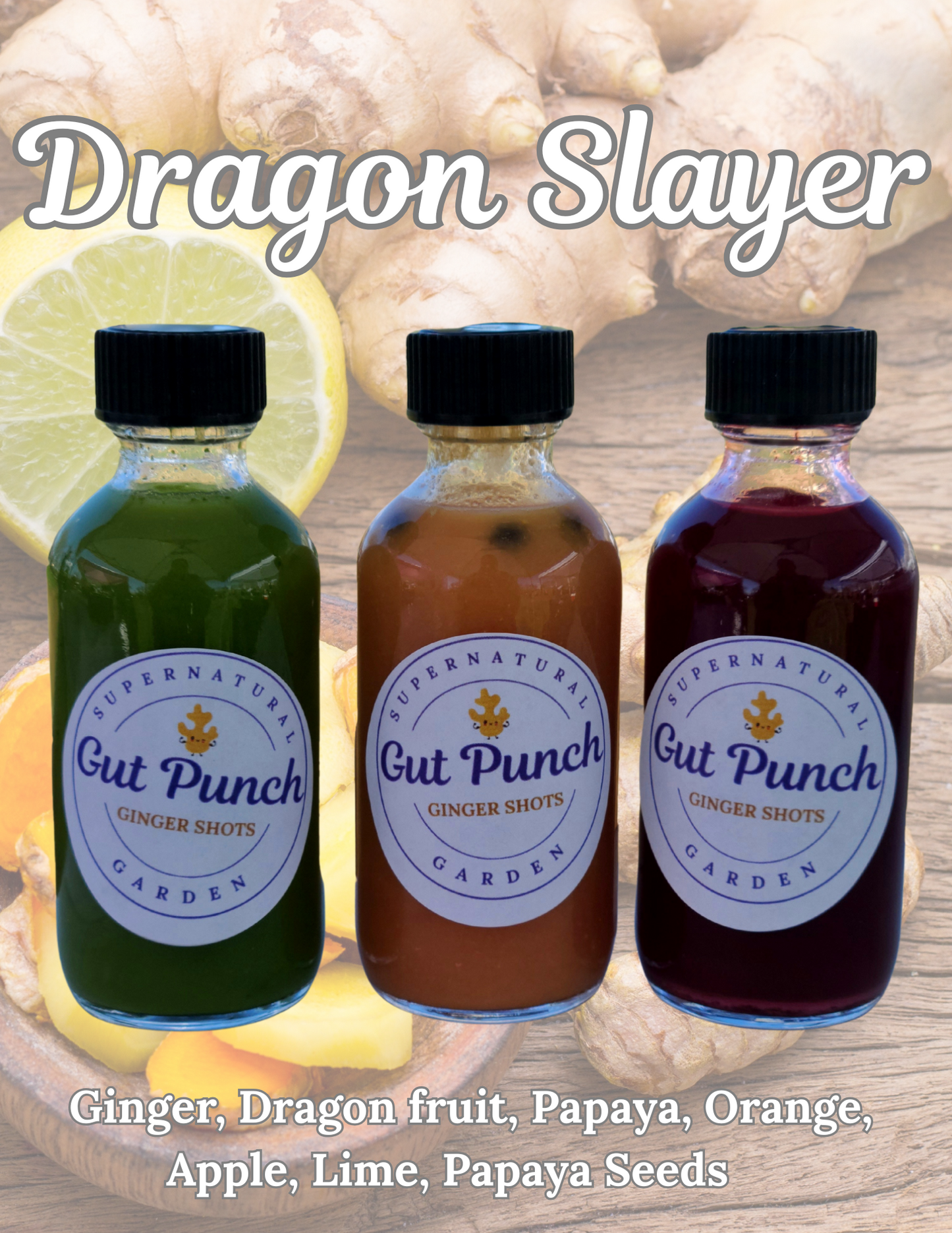 Organic Dragon Slayer Ginger Shot 2oz